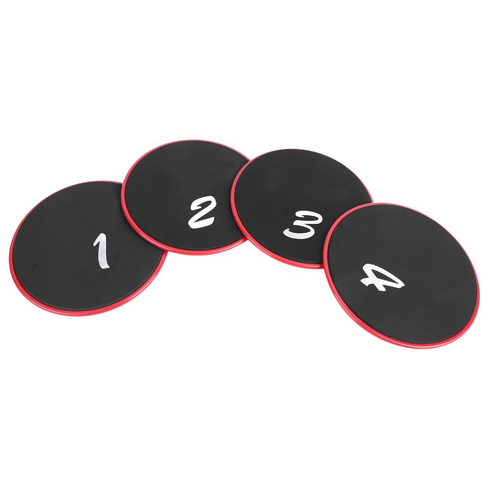 4Pcs Set Fitness Gliding Discs Coordinate Capability Training Balancing Slider Plate