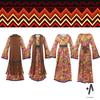 Original Tribal Goddess 70s Retro Disco Cosplay Costume For Halloween