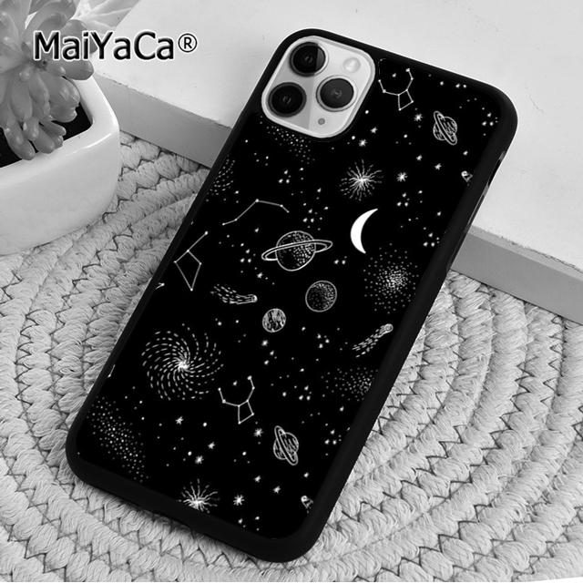 Trippy Art aesthetic Space Moon Phone Case For iPhone 17 Air 16 pro max 15 14 plus 12 13 Shell Cover coque