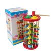 RB32 Wooden Knock Ball Drop Ladder Toy: Children's Intelligence Development Game with Novel Design