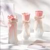 Nordic Ceramic Vase Pink Gradient Home Decor Flower Vase for Living Room Entrance