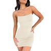 Women's Sexy Solid Color Slim Hip Dresses