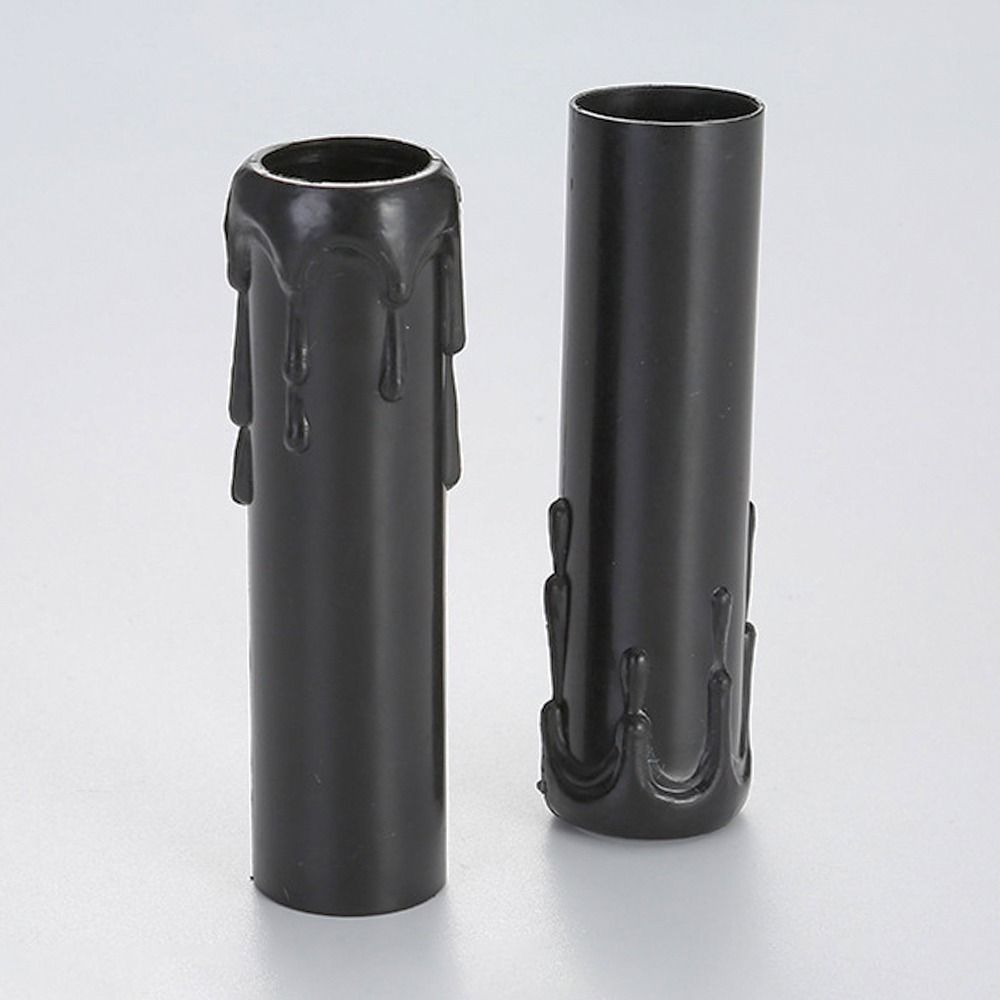 10pcs Cover Light Tube Plastic Candle Lamp Base Bulb Base Sleeve Candle Bulb Candle Lamp Holder