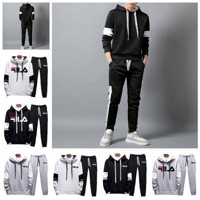 mens all white sweatsuit