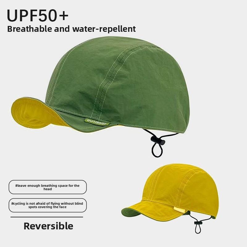 Outdoor Sun Protection Baseball Cap With Breathable Fabric For Summer Active Wear