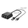 RJ45 Splitter 1 To 2 Ethernet Adapter Male/Female To Dual Female Internet Network Cable Extender for Router Laptop Computer
