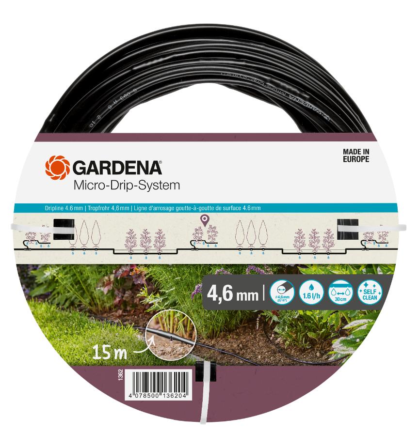 Naziemna Linia Kroplująca 4,6 Mm (3/16") 15M Gardena 01362-20