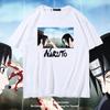 Naruto T-shirt male Japanese anime Sasuke Uchi Hasuki family trendy brand youth pure cotton loose top