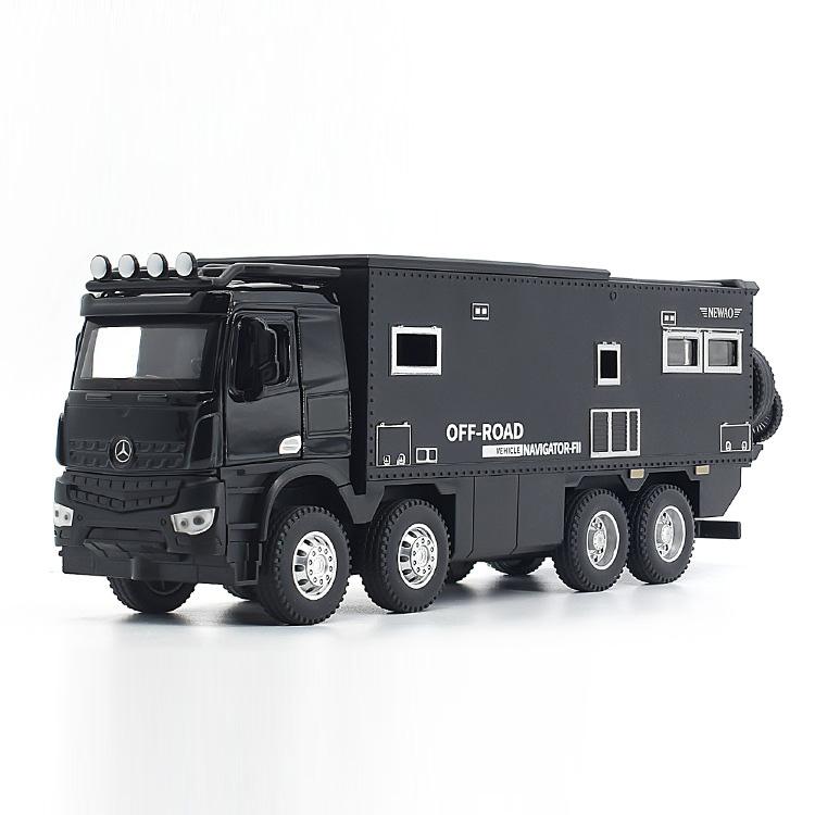 

1/24 Nomadism Off-road RV Model Cars Toys Alloy Diecasting Rubber Tires Motor Home Models Light Sound Vehicle Kids Birthday Gift