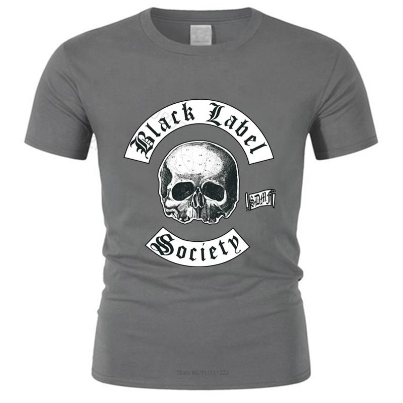 Mens Short Sleeve T Shirt BLACK LABEL SOCIETY 1 T-SHIRT Punk BLACK FRUIT OF THE LOOM DTG Fashion Tee-shirt Male Summer Tops