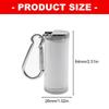 Portable Sealed Ashtray Mini Pocket Design Aluminum Alloy Holder Prevents Ashing Flying For Travel Outdoor Activity