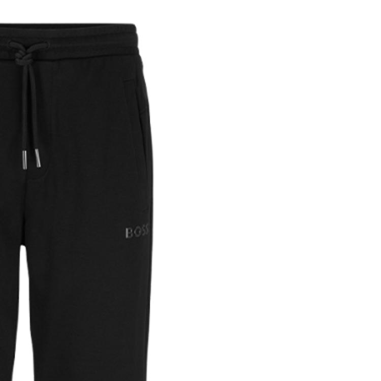 HUGO BOSS SS23 Knitted Sweatpants Men's Black 50486857-001