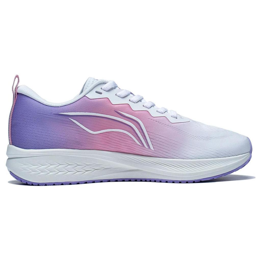 Li Ning Red Hare 6 Versatile Cushioning Breathable Rebound Low top Running Shoes Women's White Pink Purple ARMT016-14