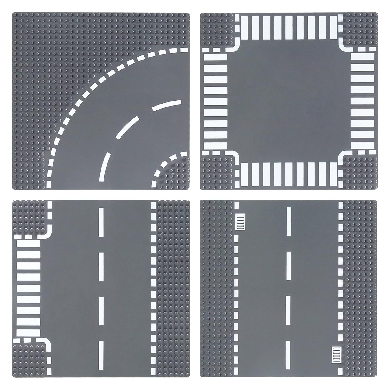 

Base Plate Road Plate Road City Block Classic Compatible City (Intersection + Straight + Curve + T-Junction)