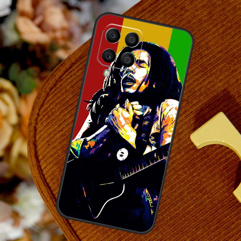 Bob Marley For Samsung Galaxy M32 M52 M12 M55 M15 M13 M23 M33 M53 M20 M21 M51 M34 M54 M30s M31s Case