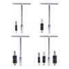 1Inch 1/2Inch 3/4Inch Water Stop Hot Melt Needle Anti-skid Rubber Design Water Plugging Tool Antirust  Metal for Houshold