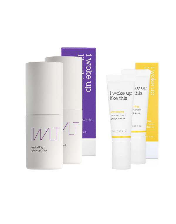 IWLT Glow Up Mist x 2 + Protecting Base Sunscreen x 2 one color free