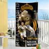 Mbappe Customize Your Name Beach Towel Soft Durable Quick-Dry Ideal for Travel Outdoor Swim Pool Yoga Surf Camping Hiking Gym Gift Holiday