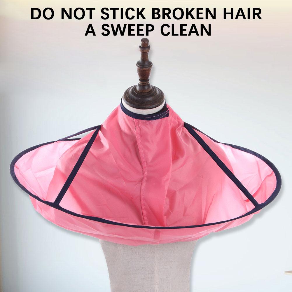 Adult Hair Cutting Cloak Waterproof Hair Trimming Cape Foldable Haircut Cloak Easy To Wear/Off Haircut Hairdresser Cloak