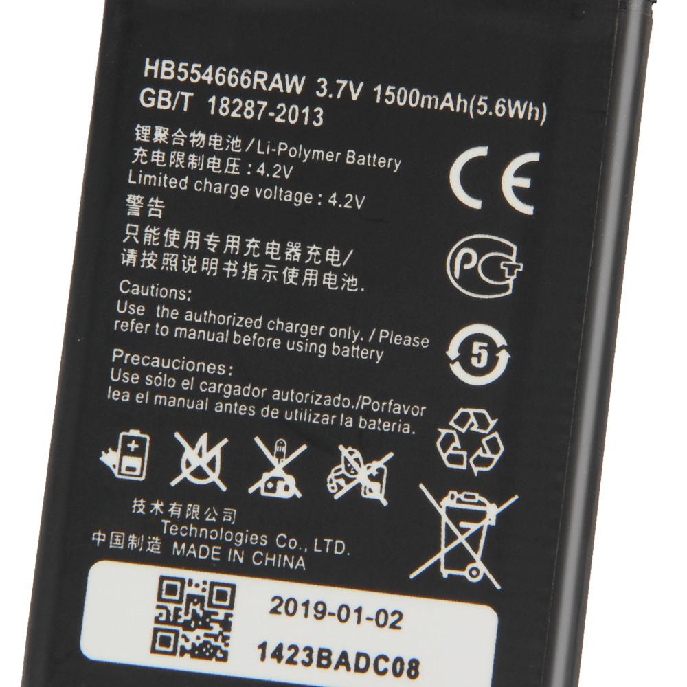 Batterie au lithium rechargeable pour routeur WIFI 4G LTE Huawei E5372 E5373 E5336 Batterie HB554666RAW 1780mAh
