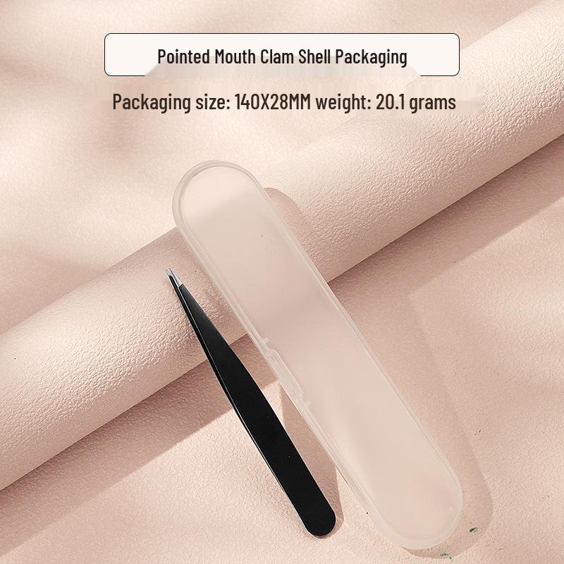 Stainless Steel 96-Piece Eyebrow & Beard Tweezers Set with Double Eyelid Stickers