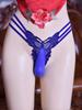Anello Pene Sexy da Uomo in Pizzo Trasparente G-String Anello Pene Slip con Tasca a U Convessa Sexy G-String Perizoma Fascia Abbigliamento Gay Colore Caramella
