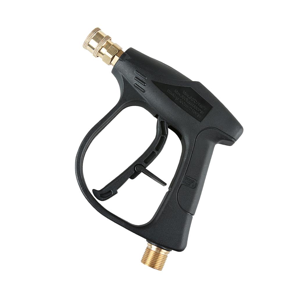 1Pc High Pressure Water Gun 16MPa Black Car Wash Jet Spraying Distance 12m Lance Cannon Spray Car Cleaning Tools Car Accessories