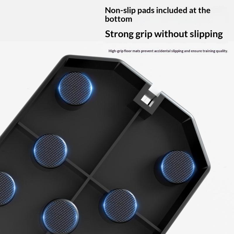 1 Set Multifunctional Thicken Push Up Board Fitness Muscle Home Gym Push Up 20 Holes Push Up Stand