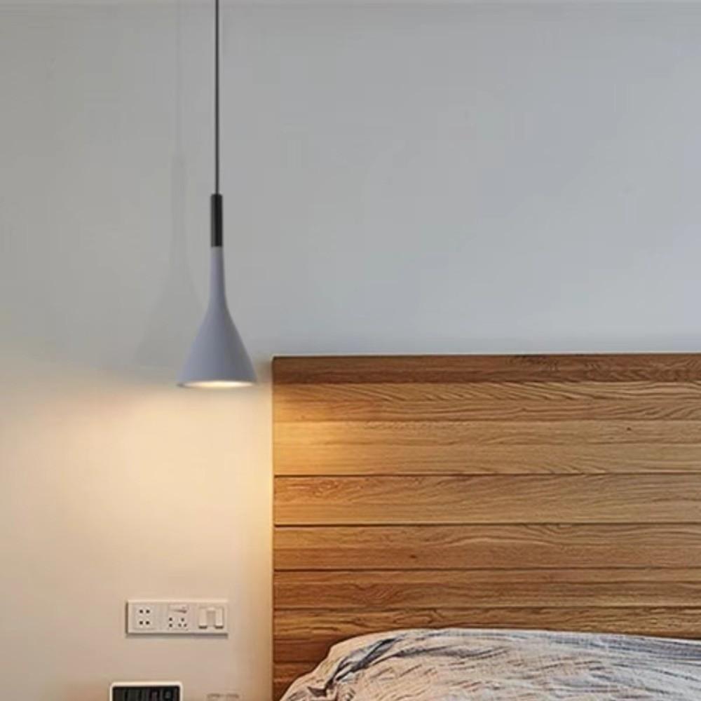 Ceiling Mounted Hanging Lamps Black White Lampshade Fixtures Home Interior