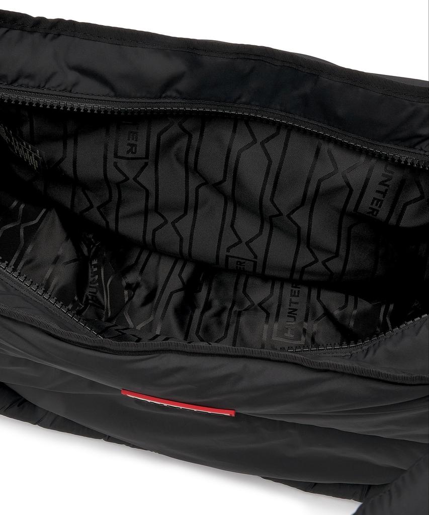 Hunter [Unisex] Framed Puffer Large Hobo - Black