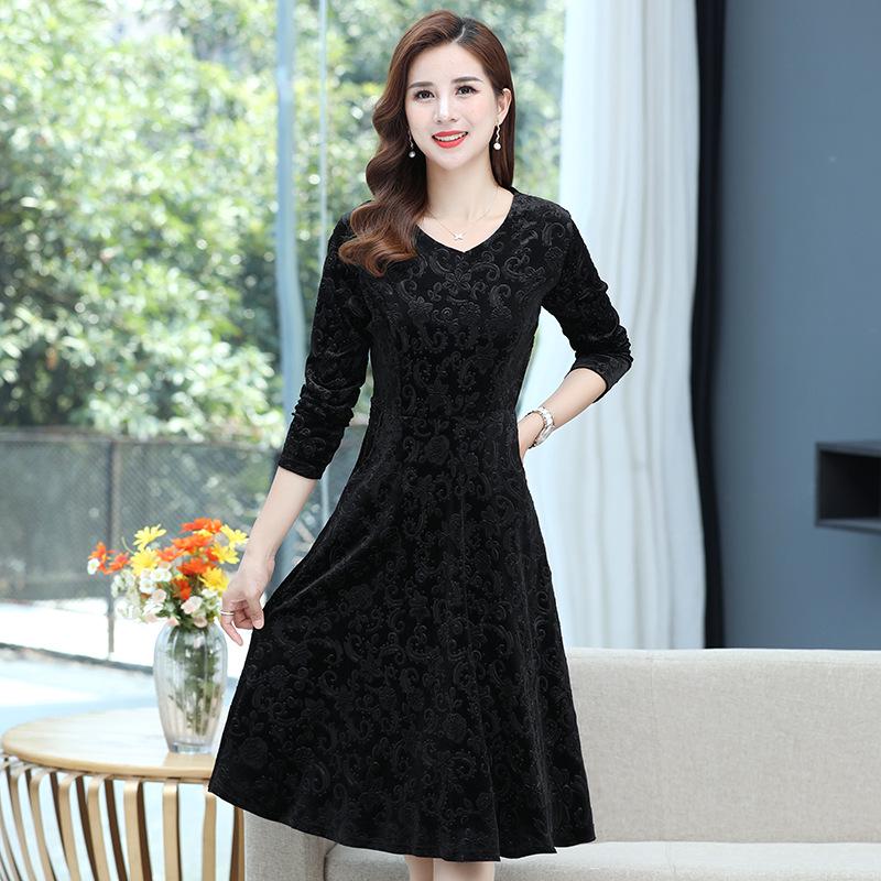 2023 Plus Size Slimming Summer Dress for Middle-Aged & Elderly Women - Fashionable & Comfortable