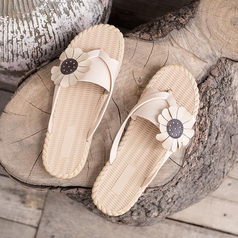 

Новые весенне-летние шлепанцы с цветами, женская модная нескользящая женская прохладная обувь 40/41
