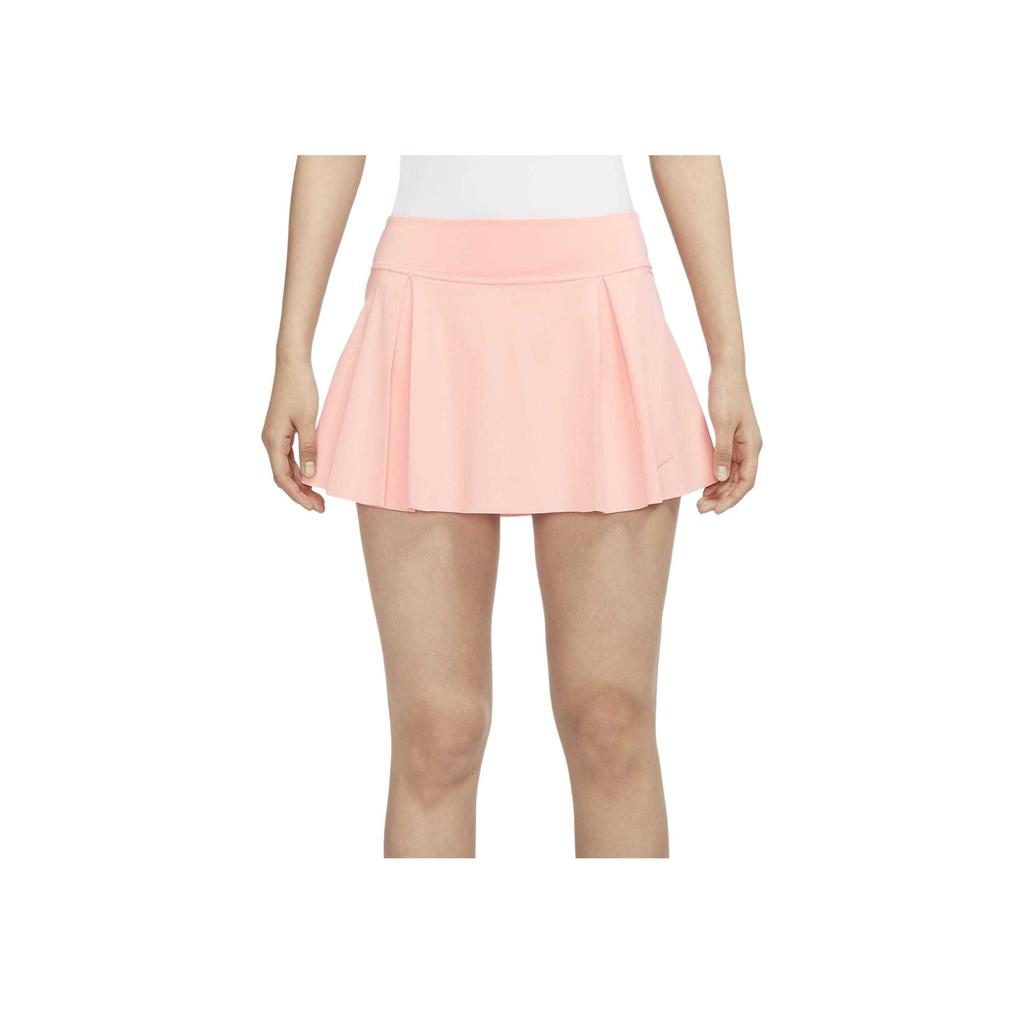 Nike Club Skirt Solid Logo Tennis Shorts Women Bottoms Bleached-Coral DD0342-697
