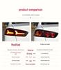 LED Taillight Assembly with Sequential Turn Signals for 2009-2016 Mitsubishi Lancer