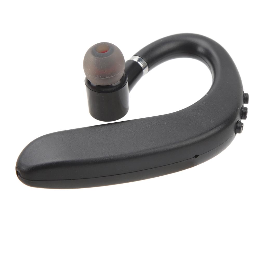 Headset Wireless Single Ear Earpiece Low Latency Hands Earphone with USB Charging Cable for Driving Running
