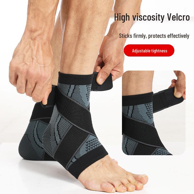 Compression Knit Ankle Brace: Anti-Sprain Support for Running, Fitness, Basketball & Football