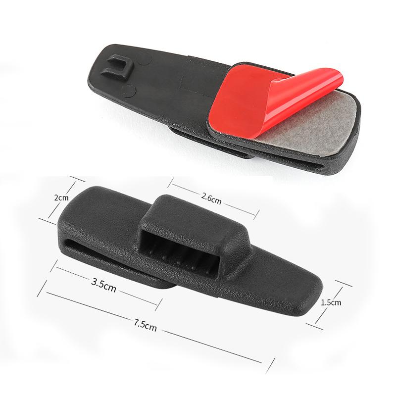 2PCS Universal Strong Car Safety Belt Protection Clip Plastic Seat Belt Clamp Buckle Adjustment Lock Fastener