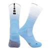 Gradient Non-Slip Mid-Calf Sports Socks for All Ages - Sweat-Absorbing and Towel Bottom Design for Basketball and Cycling
