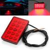 F1-stil LED Bremsevarsellys 12V 15 LED Baklykter Auto Blinkende Varsel Ryggelys Stopp Sikkerhetssignallys For Bil SUV Motorsykkel