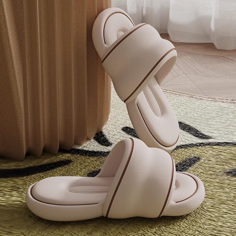 

Модные EVA тапочки с ощущением наступания на дерьмо, бесшумные, прохладные, женские, летние, новые, для дома, для ванной, для купания, нескользящие, для улицы, мягкие 40-41 хаки