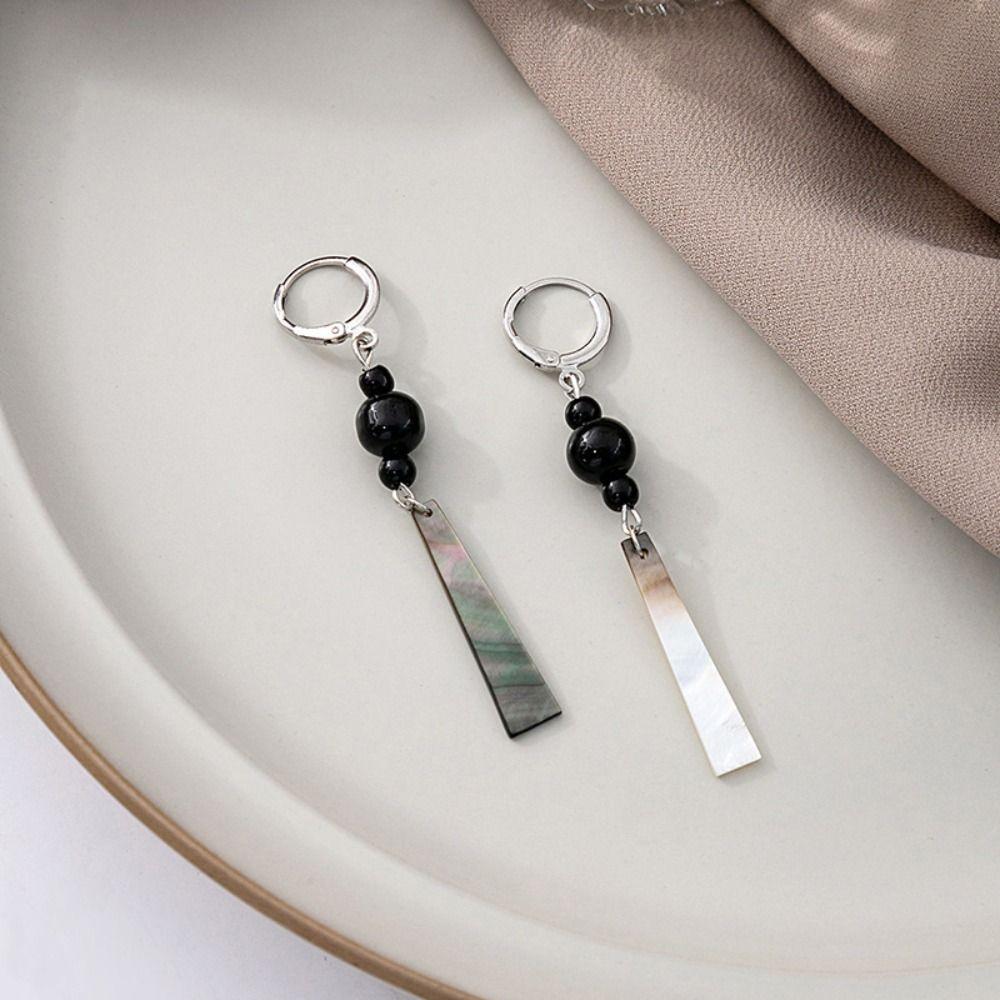 

Серьги-подвески в стиле ретро с бамбуковыми узлами, INS, бамбуковые серьги-пряжки, ювелирные изделия, подарочные серьги-подвески для девочек