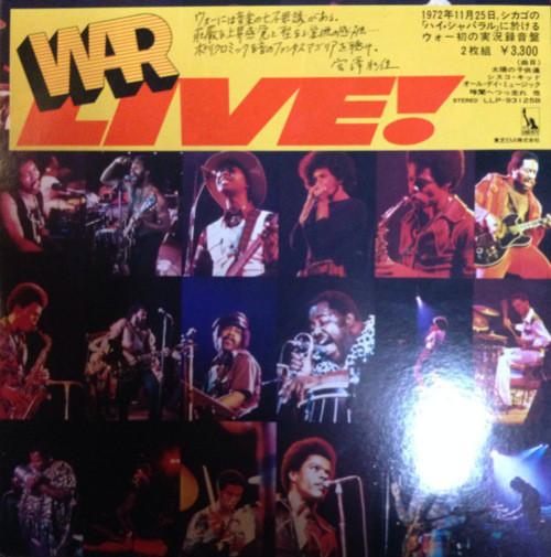 LP Record WAR - Live LLP93125B LIBERTY 1973 Japan Soul/Funk Used