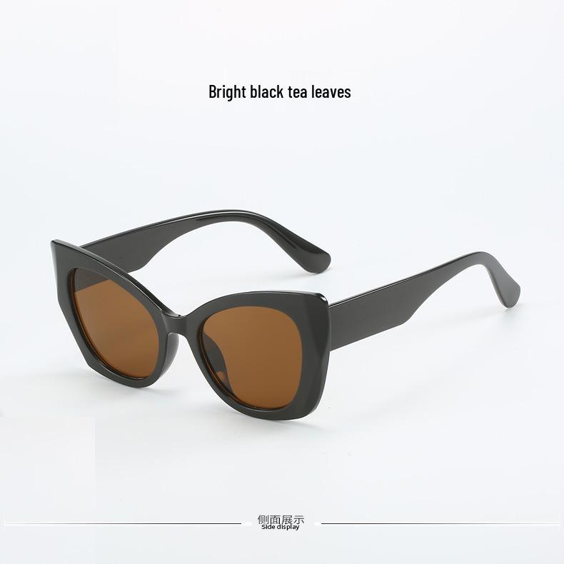 2023 Trendy European & American Women's Large Frame Street Style Sunglasses - Sun Protection & Bare Face Design