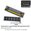 Rubber & Plastic Wheel Chock: Anti-Collision Parking Stopper for Garage and Reversing.
