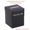100+ Capacity Card Deck Box Trading Card Storage Box for Pokemon Magic YuGiOh Collectible Sport Cards Case Card Organizer