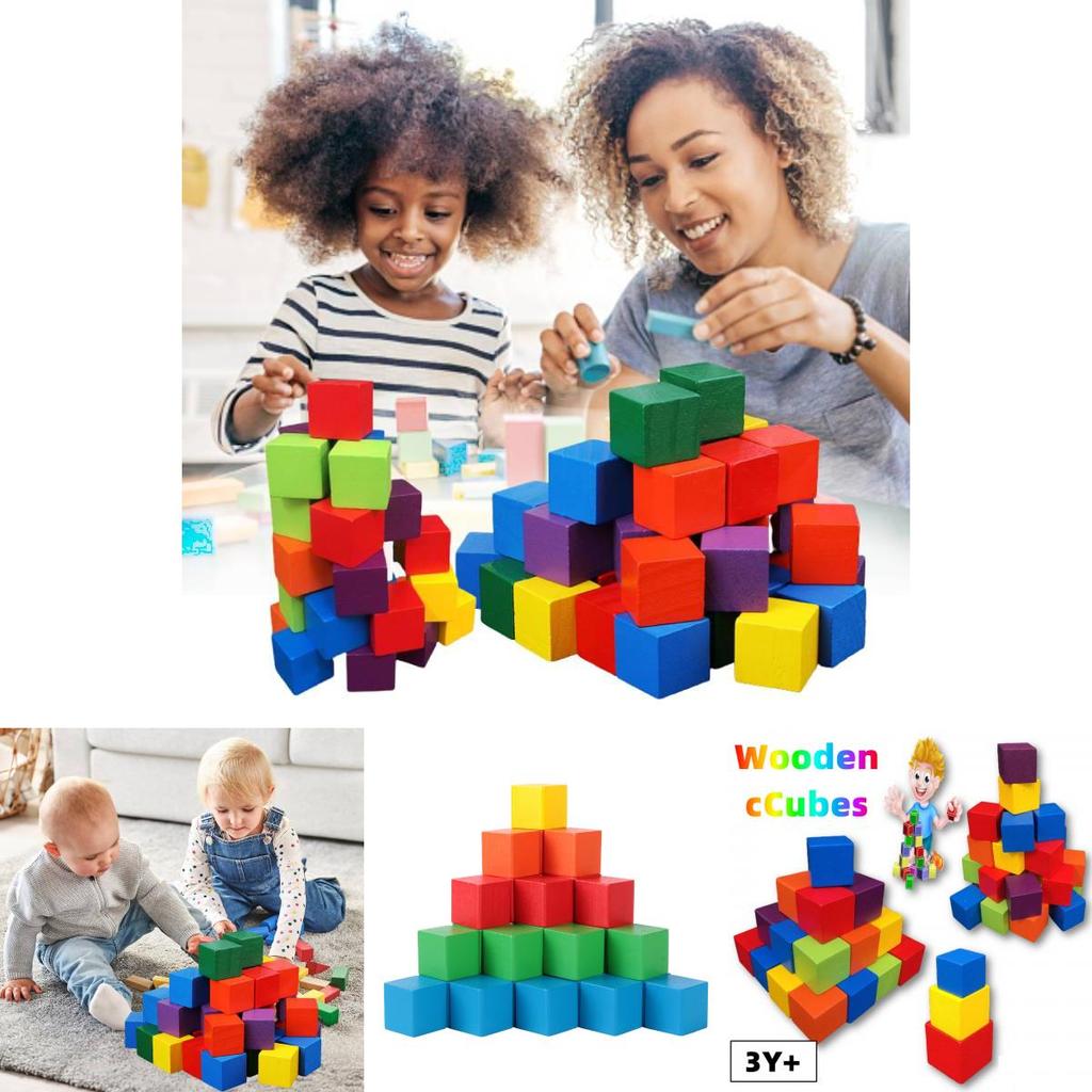 Hochwertige Holzwürfel Mathespielzeug für Kinder