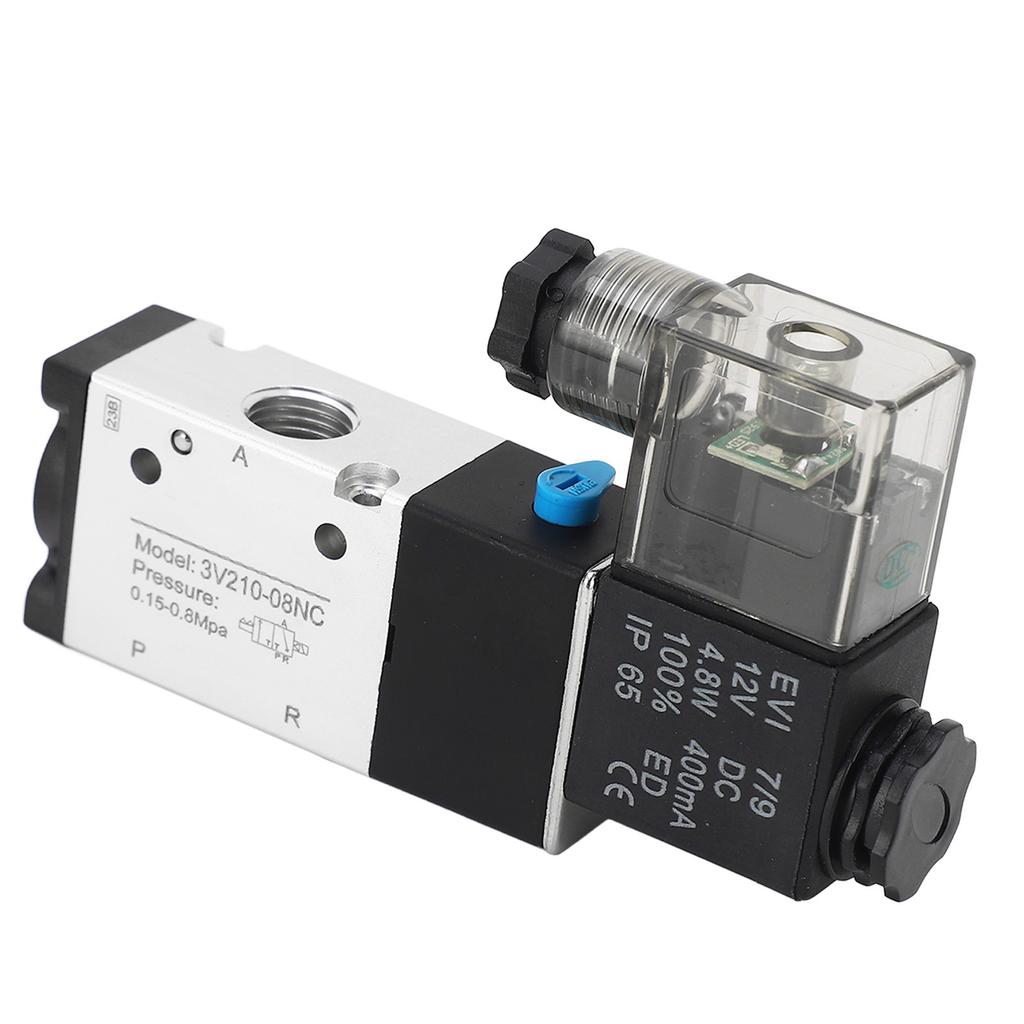 14in NPT Pneumatic Solenoid Valve 2 Position 3 Way IP65 Air Powered Solenoid Valve DC12V