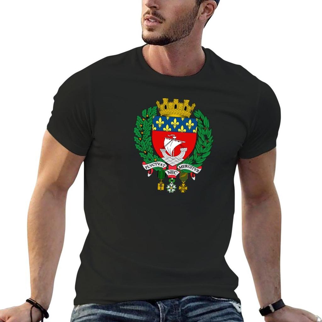 Paris (France) coat of arms T-Shirt graphic t shirt vintage vintage clothes designer shirts mens vintage t shirts