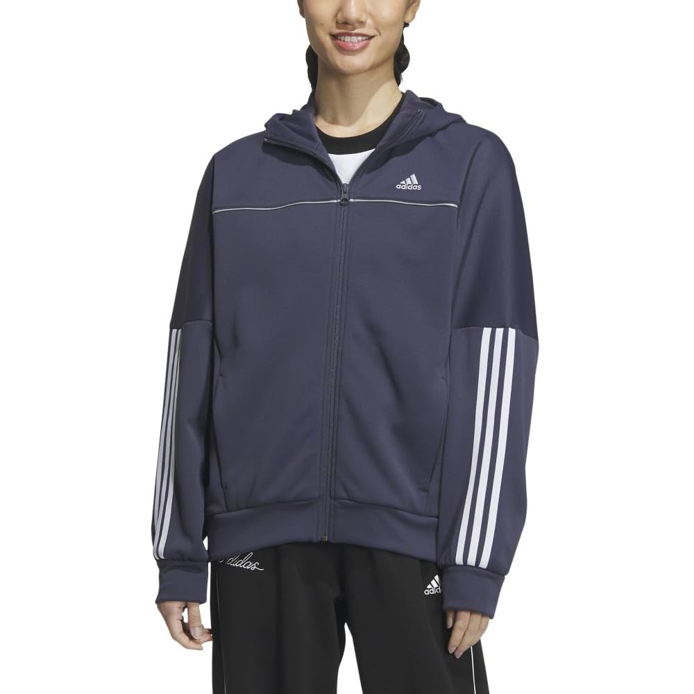 

Adidas Wear FZ Hoodie Sweat Jacket FW23 Multi-SP Women s 24/7 Fleece-Lined (KNV55)