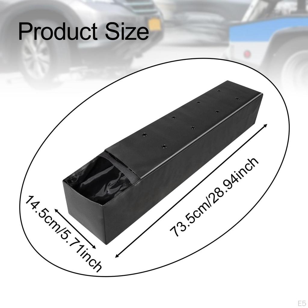RV Tow Bar Cover Protection Sturdy Waterproof Easy Installation Vinyl Coated Towing Hitch